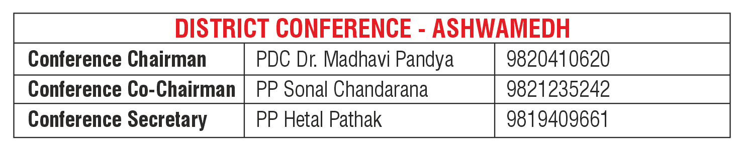 District Conference - Ashwamedh